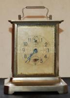 cca 1940 Junghans márkájú asztali csörgő állóóra működőképes / Junghans watch