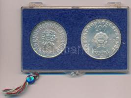 1973. 50Ft Ag + 100Ft Ag "Petőfi" pár eredeti, plombált MNB plasztiktokban T:BU patina
Ad...