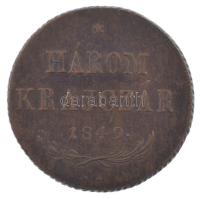 1849NB 3kr Cu T:XF,VF karc, kis ü. 
Adamo B2