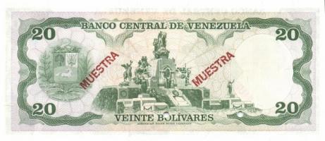 Venezuela 1979. 20B "Specimen 000" lyukasztással T:I