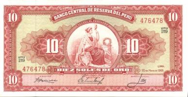 Peru 1966. 10S T:I