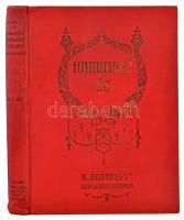 Harminc év 1877-1907. A &quot;Budapest&quot; jubileumi albuma. Írták a &quot;Budapest&quot; volt és jelenlegi munkatársai. Bp.,[1907], Wodianer F. és Fiai Műintézete. Gazdag szövegközti és egészoldalas képanyaggal illusztrálva. Korabeli aranyozott, szecessziós egészvászon-kötésben (Dörner és Heimberg), kissé kopott borítóval, laza kötéssel, sérült gerinccel.