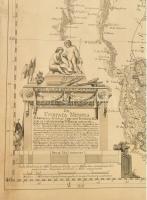 1793 Pest-Pilis-Solt vármegye térképe, vászonra kasírozva, restaurálva, 2×56×86 cm