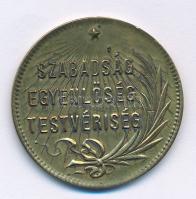 1894. "Kossuth Lajos 1802-1848-1894 / Szabadság, Egyenlőség, Testvériség" Cu emlékérem (28...