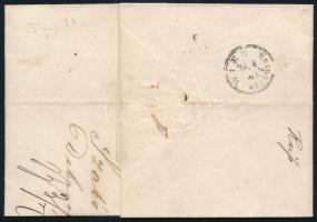 1871 15kr ajánlott levélen / on registered cover "DEBRECZEN / AJÁNLOTT SZ." - Wien