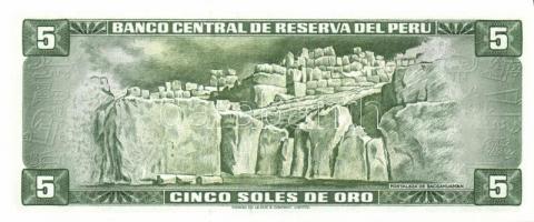 Peru 1974-77. 5S, 10S, 50S (2x) T:I