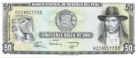 Peru 1974-77. 5S, 10S, 50S (2x) T:I