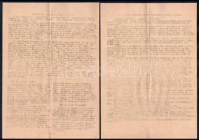 1944 "Eb ura fakó" 1944. novemberi stencilezett németellenes nyomtatvány, Vörös János vezé...