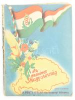 1938 Képes Vasárnap - Az ezeréves Magyarország. A Pesti Hírlap karácsonyi albuma. Irredenta kiadvány, számos fekete-fehér képpel illusztrálva, érdekes írásokkal. 100 p. Tűzött papírkötés, kissé sérült gerinccel, utolsó néhány lap foltos.