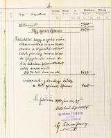 cca 1901-1903-1913 Kishantos-pusztára vonatkozó dokumentumok, 3 db: 

1901 Nagyméltóságu Özv. Gróf...