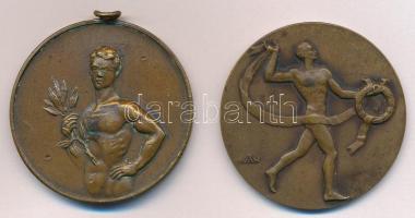 Iván István (1905-1968) 1950. "Ker. kardcsapat bajnokság Sopron 1950. II." bronz díjérem +...