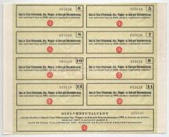 Budapest 1923. "Ganz és Társa-Danubius Gép-, Waggon- és Hajó-Gyár Részvénytársaság" részvé...