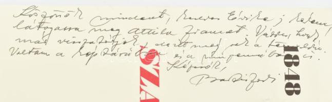 1987 A New York-i Saint Bartholomew templomban tartandó március idusa emlékünnepély programja, az ün...