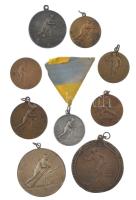 ~1930-1953. 9db-os fém sí díjéremtétel, többsége gravírozva, egyik mellszalagon T:XF,VF