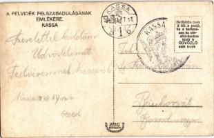1938 Kassa, Kosice; bevonulás / entry of the Hungarian troops + "1938 Kassa visszatért" So...