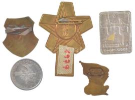 5db-os vegyes, az 1848-49-es Szabadságharcra megemlékező emlékérem és kitűző tétel, közte 1948. &quo...