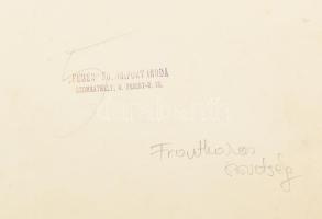 cca 1930 A Frontharcos Szövetség bálja, a társaságban egyenruhás, kitüntetéseket viselő katonatiszte...