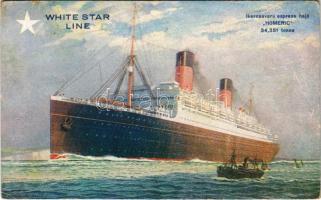 White Star Line ikercsavarú express hajó HOMERIC / White Star Line ocean liner steamship (EB)