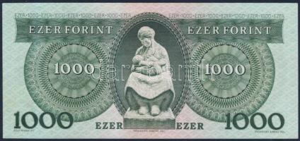 1983. 1000Ft "D" T:II+ Csak egyszer hajtva!