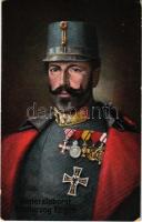 Generaloberst Erzherzog Eugen / WWI Austro-Hungarian K.u.K. military art postcard, Archduke Eugen of Austria. L&P 2145. (EK)