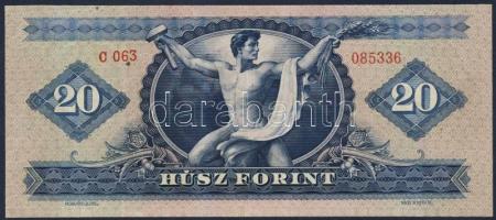 1960. 20Ft T:II+ Csak egyszer hajtva!