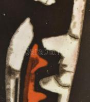 Gorka Lívia (1925-2011): Váza. Mázas kerámia, jelzéssel, minimális mázhibával, m: 21,5 cm