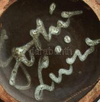 Gorka Lívia (1925-2011): Váza. Mázas kerámia, jelzéssel, minimális mázhibával, m: 21,5 cm