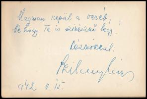 1942-1949 "Pötyike" (egy helyen Beának nevezi a beírás: Goll Bea?) névre szóló emlékkönyv,...