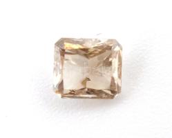 Aranyszínű gyémánt. Téglalap csiszolás 0,31 ct
