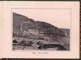 cca 1895 Oravicza-Marilla és környéke (Erdély), egészvászon kötéses szecessziós képes leporelló füze...