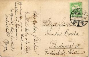 1911 Perecseny, Perechyn, Perecin; látkép / general view. photo (EK)