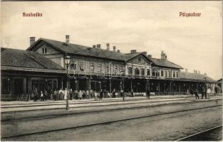 Szabadka, Subotica; Pályaudvar, vasútállomás / railway station