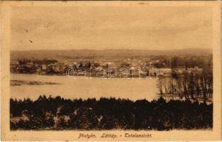 1918 Pöstyén, Piestany; látkép. Adler Mór kiadása / Totalansicht / general view