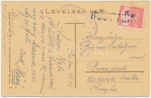 1918 Pöstyén, Piestany; látkép. Adler Mór kiadása / Totalansicht / general view