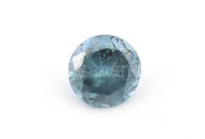 Kék gyémánt 0,31 cts Téglalap csiszolás