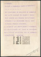 1956 Budapest, eredeti fotó az 1956-os forradalom és szabadságharc eseményeiről. Francia sajtófotó /...