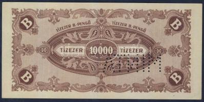 1946. 10.000BP "MINTA" lyukasztással T:I