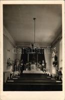 1941 Budakeszi, Erzsébet királyné szanatórium, kápolna, belső