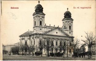 1908 Debrecen, Református nagytemplom. Thais Arthur kiadása (EK)