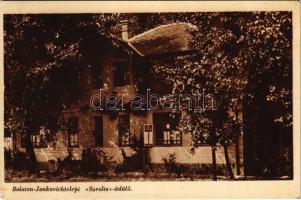 1947 Balatonboglár, Jankovich telep, Sarolta üdülő (EK)