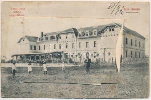 1911 Hévíz, Grand Hotel Sorg nagyszálloda. leporellólap 10 képpel (b)