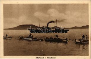 Balaton, Halászat a Balatonon, gőzhajó