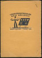 1942 A Magyar Műkedvelő Bűvészek Köre házi közlönye. V. évf. 53. sz., 1942. május hó. Szerk.: Dr. Rothbart [László]. 4 sztl. lev. Kissé sérült papírkötésben, tűzve. (Ritka!)