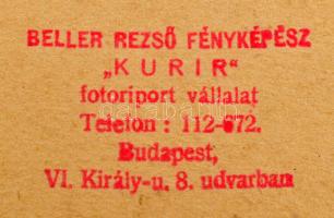 1939.V.14 Horthy Miklósné kormányzóné és Hász István (1884-1973) tábori püspök a Budai Katolikus Kör...