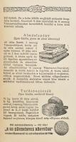 Váncza - A mi süteményes könyvünk. Ismertető füzet. Bp., én. (1929-1930 k.), Hungária Rt.-ny., 8 szt...