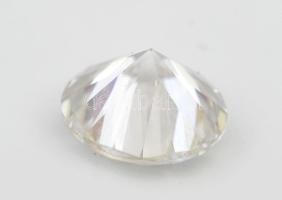Moissanite, briliáns csiszolás, 4,67 cts