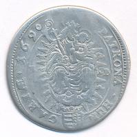 1690K-B 15kr Ag "I. Lipót" (5,83g) T:2-,3 
Hungary 1690K-B 15 Kreuzer Ag "Leopold I&...