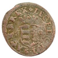 1699K-B Duarius "I. Lipót" Körmöcbánya (0,55g) T:3 patina 
Hungary 1699K-B Duarius "...