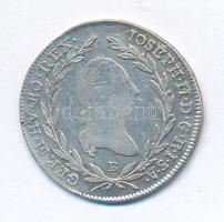 1788B 10kr Ag "II. József" (3,76g) T:2- Huszár: 1887., Unger III.: 1333.a