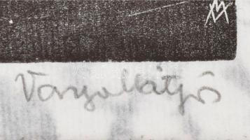 Varga Mátyás (1910-2002): Bartók Béla, 1936. Fametszet, papír, jelzett, paszpartuban, 13×8 cm